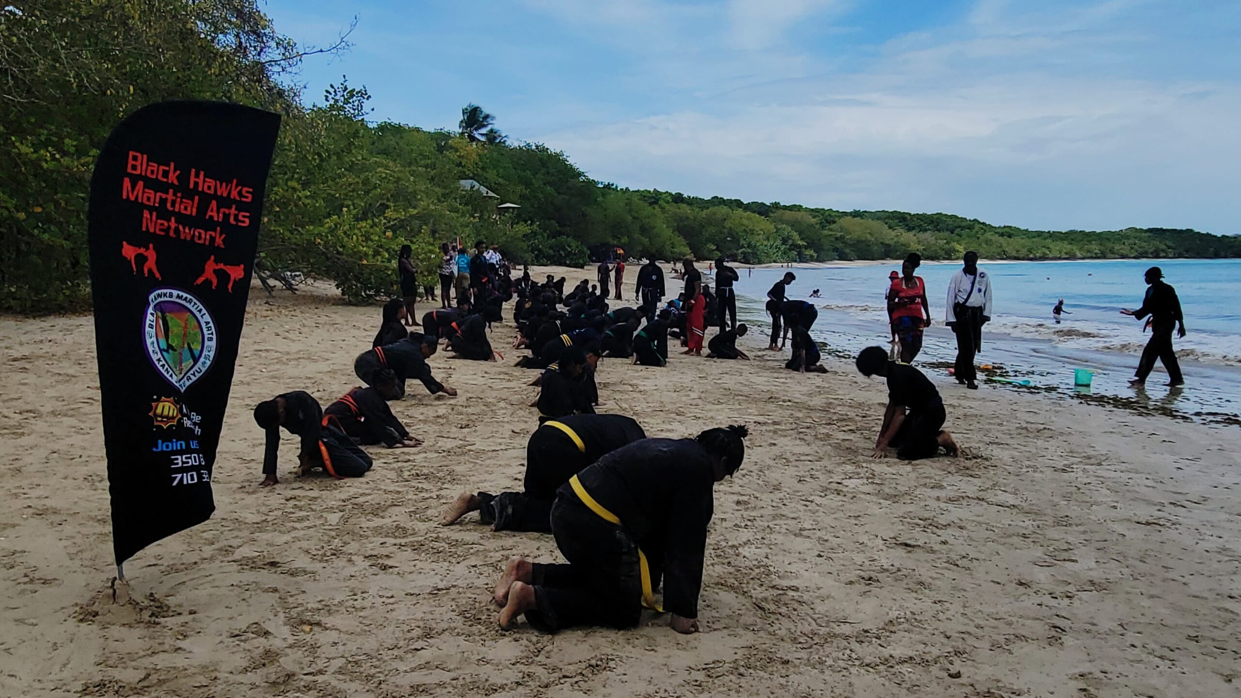 Black Hawks Martial Arts Beach Training: Power, Discipline, and Nature’s Challenge.